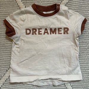 Baby boy t-shirt, dreamer, 6-12 months, Rylee and cru